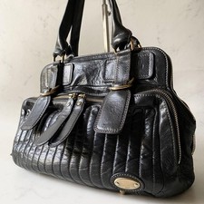 Bolsa Feminina Chloe Vintage Bay Bolsa de Mão Couro Genuíno Toda Preta Edição Limitada Muito Bom Estado comprar usado  Enviando para Brazil