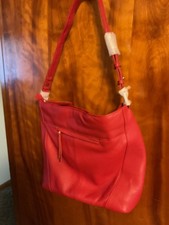 Bolsa de mão de couro vermelha comprar usado  Enviando para Brazil