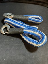 Corda de reboque elástica com ganchos azul e branco 5 pés de comprimento desmoronada comprar usado  Enviando para Brazil