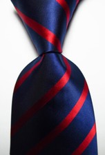 Nova gravata masculina clássica listrada azul escuro vermelho tecido jacquard seda comprar usado Nova gravata masculina clássica listrada azul escuro vermelho tecido jacquard seda comprar usado  Enviando para Brazil