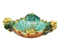 Tigela de frutas vintage St Peter Graz majólica cerâmica triângulo feita à mão Áustria 8" comprar usado  Enviando para Brazil