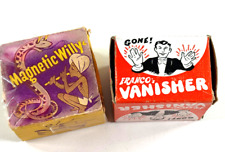Par (x2) brinquedos mágicos vintage Franco Vanisher Magnetic Willy com caixa cobra comprar usado  Enviando para Brazil
