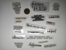 Stempel sprüche freundschaft gebraucht kaufen  Berlin