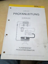 Usado, Manual de Inspeção Opel Omega - Ar Condicionado - 6-1989 comprar usado  Enviando para Brazil