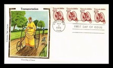 Usado, CACHET DE SEDA COLORANO SÉRIE TRANSPORTE TRICICLO CAPA EUA FDC comprar usado  Enviando para Brazil