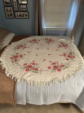 Fringe tablecloth vintage for sale  Lancaster