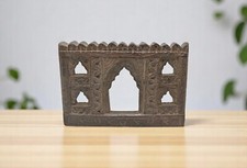 Decoração de parede de madeira vintage moldura de arco pequeno original antiga esculpida à mão comprar usado  Enviando para Brazil