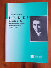Guillaume lekeu sonate d'occasion  Expédié en Belgium