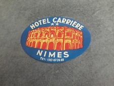 étiquette bagages vintage d'occasion  Margny-lès-Compiègne