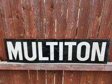 Multiton metal sign for sale  Long Branch