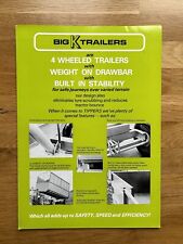 Big trailers leaflet for sale  DRIFFIELD
