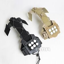 Capa capacete ponte agilidade universal tática FMA com bolsa de bateria NVG caça comprar usado  Enviando para Brazil