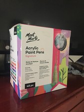 Conjunto de 48 canetas de tinta acrílica Mont Marte - NOVO e lacrado - POSTAGEM GRATUITA!, usado comprar usado  Enviando para Brazil