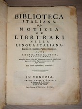 1728 haym biblioteca usato  Italia