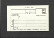 Papelaria postal GB 1915 KGV 9d marrom escuro formato telégrafo interior tamanho b TP21ba comprar usado  Enviando para Brazil