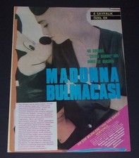 Capa revista turca MADONNA 1988 CENTERFOLD/INSERT 48252, usado comprar usado  Enviando para Brazil