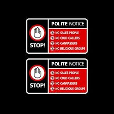 Stop cold calling for sale  UK