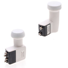 Universal Dual Quad LNB Ku Band 0.3dB FTA Satélite Prato LNBF Linear Polarizado comprar usado  Enviando para Brazil