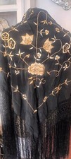 Antique silk shawl d'occasion  Expédié en Belgium