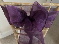 Organza purple chair for sale  CAMBRIDGE