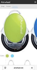 Airwheel electric unicycle for sale  WAKEFIELD