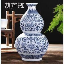 Jarrón Hecho a Mano Porcelana Azul y Blanco Reproducción de Cerámica China Jingdezhen segunda mano  Embacar hacia Mexico