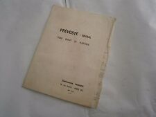 Catalogue prévosté tissus d'occasion  Lunéville