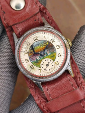 1949 Relógio Pobeda Arte Mostrador Mecânico Soviético Pulseira Original, usado comprar usado  Enviando para Brazil