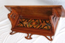 Jugendstil nussbaum wandregal gebraucht kaufen  Bramsche
