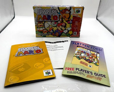 *Sem Jogo* PAPER MARIO Nintendo 64 N64 Autêntico - SOMENTE CAIXA/INSERÇÃO E MANUAL comprar usado  Enviando para Brazil