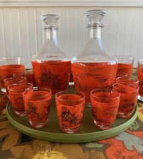 Vintage mcm decanters for sale  Millville