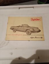 Alfa romeo spider usato  Marzabotto