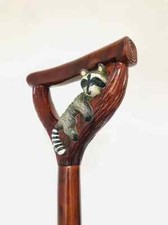 Bastón de madera tallado estilo vintage para caminar para hombres y mujeres ayuda a la movilidad regalo segunda mano  Embacar hacia Mexico