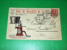 Cartolina pubblicità emulsore usato  Vimodrone
