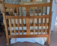 Antique oak double for sale  WOKING