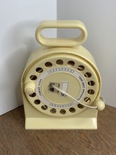 Carretel de cabo de telefone antigo 50 pés extensão telefone fixo manual retrátil, usado comprar usado  Enviando para Brazil