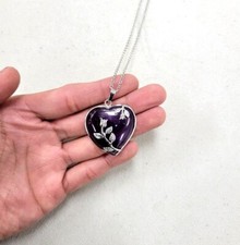 Amethyst heart crystal for sale  Los Angeles
