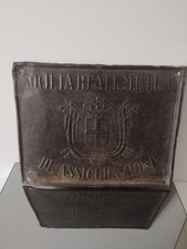 Antica targa società usato  Vercelli