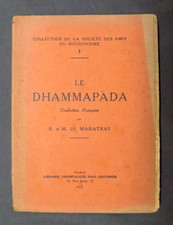 Dhammapada maratray 1931 d'occasion  Poitiers