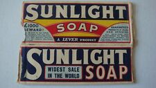 Vintage sunlight soap for sale  NOTTINGHAM