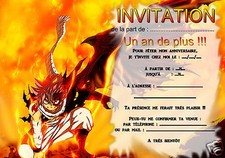 Cartes invitation anniversaire d'occasion  Lapalud