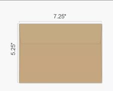Pacote com 49 envelopes de papel Kraft marrom convite 5,25”x7,25” foto cartão comprar usado  Enviando para Brazil