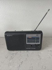 Rádio portátil Sony ICF-36 clima/TV/FM/AM 4 bandas bateria e ar condicionado comprar usado  Enviando para Brazil