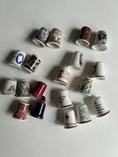 Mix collectable thimbles for sale  ABERTILLERY
