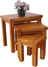 Nesting table solid for sale  SALFORD