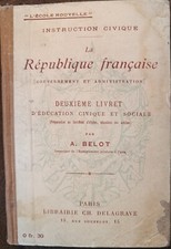 Instruction civique républiqu d'occasion  Troyes