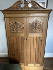 Pine wardrobe tallboy for sale  BARNSLEY