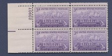 EUA - Scott 970 - Bloco de placas MNH - Fort Kearney Nebraska - 1948 --b comprar usado  Enviando para Brazil