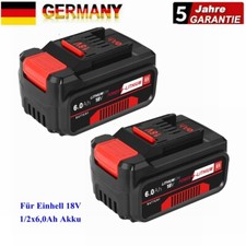 2 sztuki 18V 6,0AH Bateria do oryginalnej baterii litowej Einhell 18V Power X-Change, używany na sprzedaż  Wysyłka do Poland