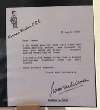 Norman wisdom typed for sale  SOLIHULL